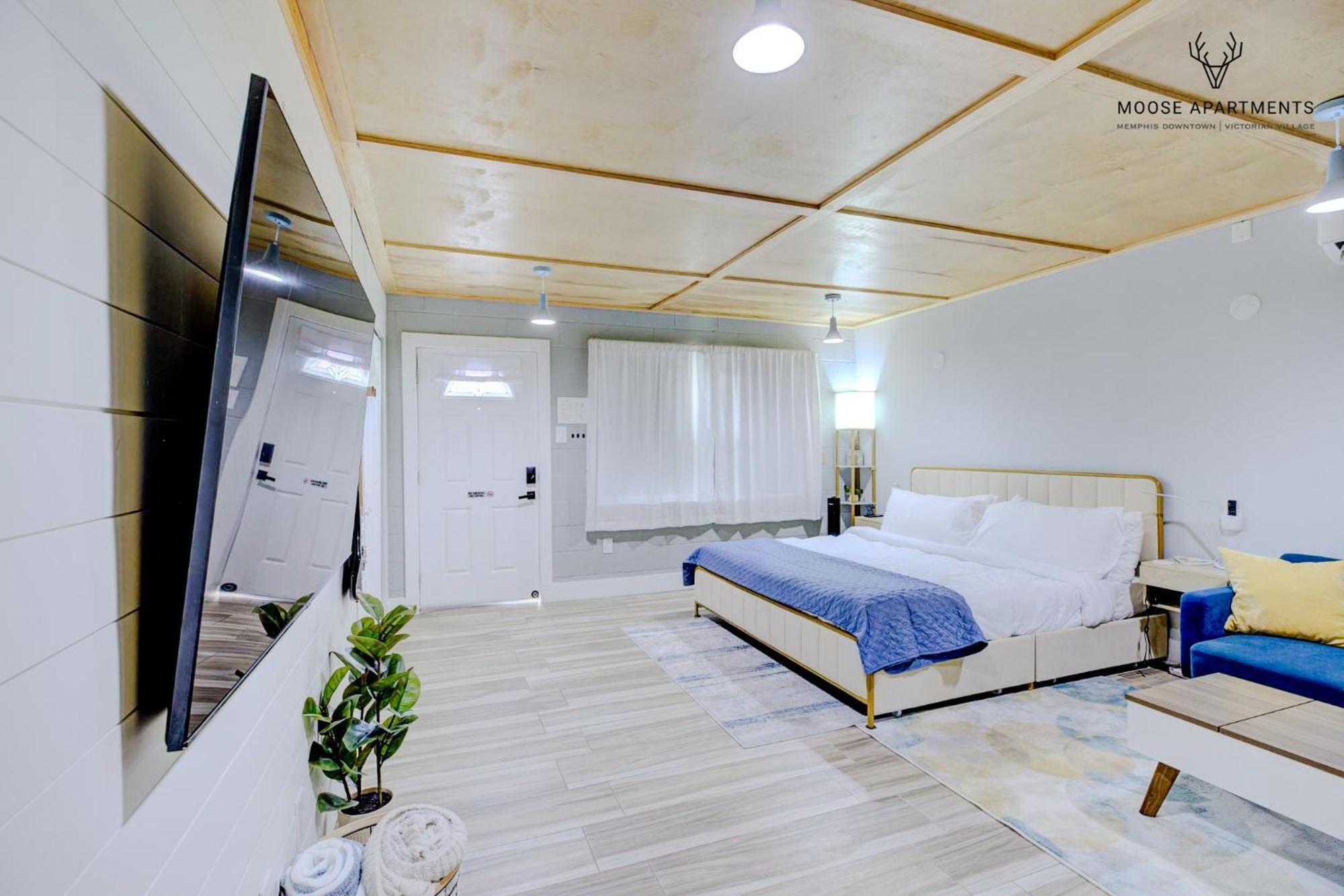 Appartement The Moose #5 - Modern Comfy With King Bed, Free Parking & Fast Wifi Memphis