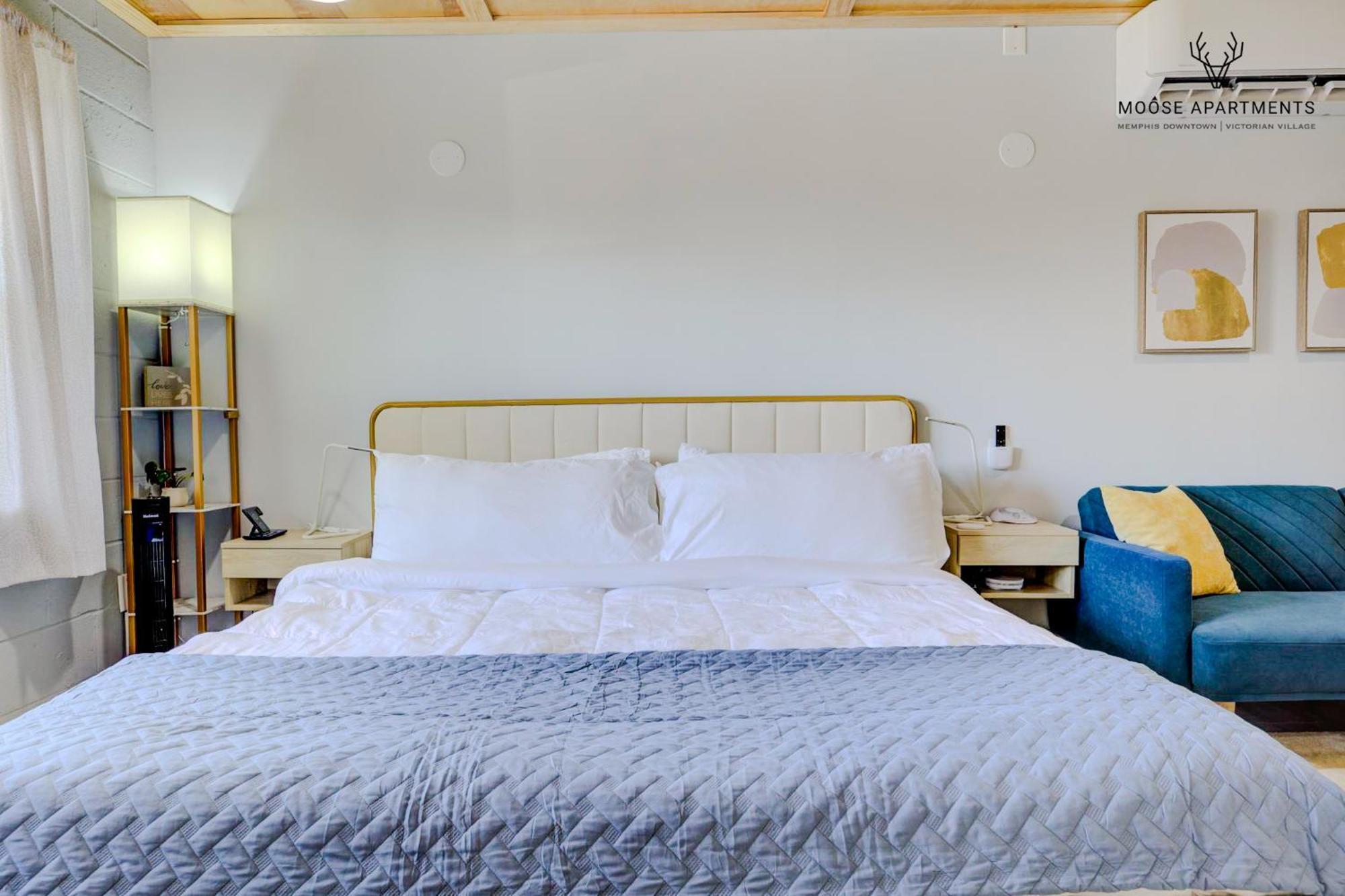 The Moose #5 - Modern Comfy With King Bed, Free Parking & Fast Wifi * Memphis